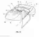 Fig. 13 - Wind deflector of open car