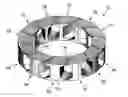 Fig. 01 - Axial gap electronic motor