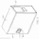 Fig. 06 - Computer enclosure with fastening device