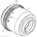 Fig. 01 - Microscope objective with axially adjustable correction mounts