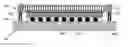 Fig. 01 - Folded fin microchannel heat exchanger