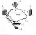 Fig. 01 - Localization of an IP telecommunications terminal over a LAN