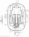 Fig. 02 - Compressor with vibration reducing apparatus