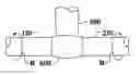Fig. 01 - Composite medical device having a titanium or titanium based alloy section and a ferrous metal section