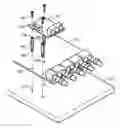 Fig. 01 - Multi-layered printed circuit board with a spacer post for preventing engagement between circuit paths of circuit layers