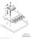 Fig. 02 - Multi-layered printed circuit board with a spacer post for preventing engagement between circuit paths of circuit layers