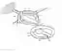 Fig. 01 - Abdominal exercising device with rotation body and counterweight