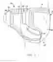 Fig. 04 - Disposable garment with stretchable absorbent assembly
