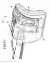 Fig. 22 - Curved cutter stapler shaped for male pelvis