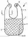 Fig. 01 - Disposable superabsorbent bib