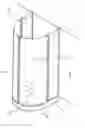Fig. 01 - Shower screen provided with lighting