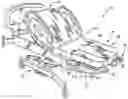 Fig. 01 - Patient support with variable length actuator and release mechanism for lowering a sectional support surface