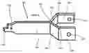 Fig. 14 - In-line sanding paddle with multiple extensions having certain tensile strengths