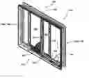 Fig. 01 - Frame assembly for windows or doors with removable sash