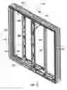 Fig. 20 - Frame assembly for windows or doors with removable sash