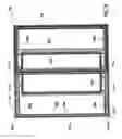Fig. 22 - Frame assembly for windows or doors with removable sash