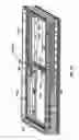Fig. 32 - Frame assembly for windows or doors with removable sash