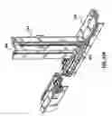 Fig. 44 - Frame assembly for windows or doors with removable sash
