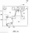 Fig. 14 - Method and apparatus for retrofitting a flat panel workstation system to existing desk tops and other like structures
