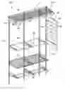 Fig. 01 - Top rail assembly for adjustable organizer system