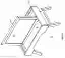Fig. 04 - Desk with removable multiple position and sided writing surface