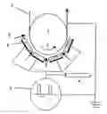 Fig. 01 - Method of cleaning the surface of a material coated with an organic substrate and a generator and device for carrying out said method