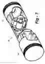 Fig. 07 - Single-ended barrel engine with double-ended, double roller pistons