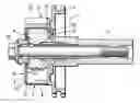 Fig. 01 - Internal combustion engine with hydraulic device for adjusting the rotation angle of a camshaft in relation to a crankshaft