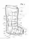 Fig. 02 - Orthopedic walker having a soft boot with a deformable insert