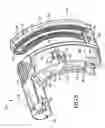 Fig. 10 - Curved cutter stapler with aligned tissue retention feature