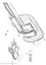 Fig. 27 - Curved cutter stapler with aligned tissue retention feature