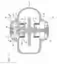 Fig. 20 - Fluid-elastomeric damper assembly including internal pumping mechanism
