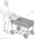 Fig. 01 - Clothesbasket and shopping cart