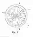 Fig. 08 - Bicycle wheel with spinner attachment