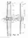 Fig. 11 - Bicycle wheel with spinner attachment