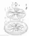 Fig. 12 - Bicycle wheel with spinner attachment