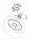 Fig. 09 - Wheel frame re-equipping mechanism with a rotatable blade