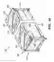 Fig. 14 - Outdoor storage container having hinged and removable lids