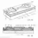 Fig. 24 - Ink jet printhead chip with misdirected drop collection