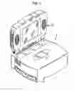 Fig. 02 - Mounting kit for releasably securing portable video player device and/or detachable display unit to vehicle seat