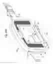 Fig. 18 - Mounting kit for releasably securing portable video player device and/or detachable display unit to vehicle seat
