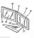 Fig. 01 - Computer display screen system and adjustable screen mount, and swinging screens therefor