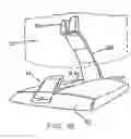 Fig. 08 - Computer display screen system and adjustable screen mount, and swinging screens therefor