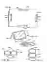 Fig. 17 - Computer display screen system and adjustable screen mount, and swinging screens therefor
