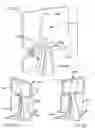Fig. 22 - Computer display screen system and adjustable screen mount, and swinging screens therefor