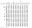 Fig. 01 - Assembly of a flash-lamp string system
