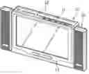 Fig. 01 - LCD and speaker arrangement