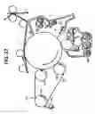 Fig. 30 - Image forming apparatus using a developing liquid