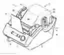 Fig. 01 - Roll sheet holder and tape printer