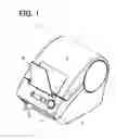 Fig. 02 - Roll sheet holder and tape printer